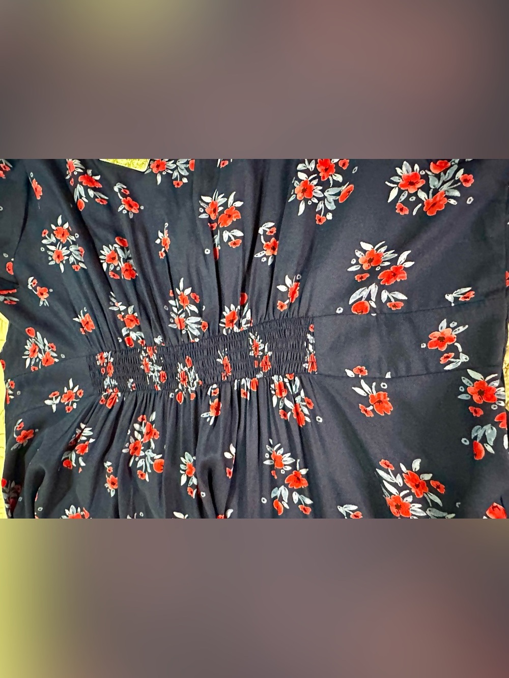 Joe Browns Blue Floral Tea Dress Puff Sleeve Midi Cottagecore NWT Size 14 - Picture 10 of 15